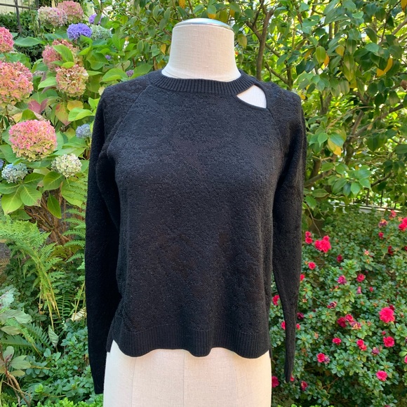 *SOLD* Nanette Lepore Prankster Pullover Black Sz XS - Picture 1 of 8
